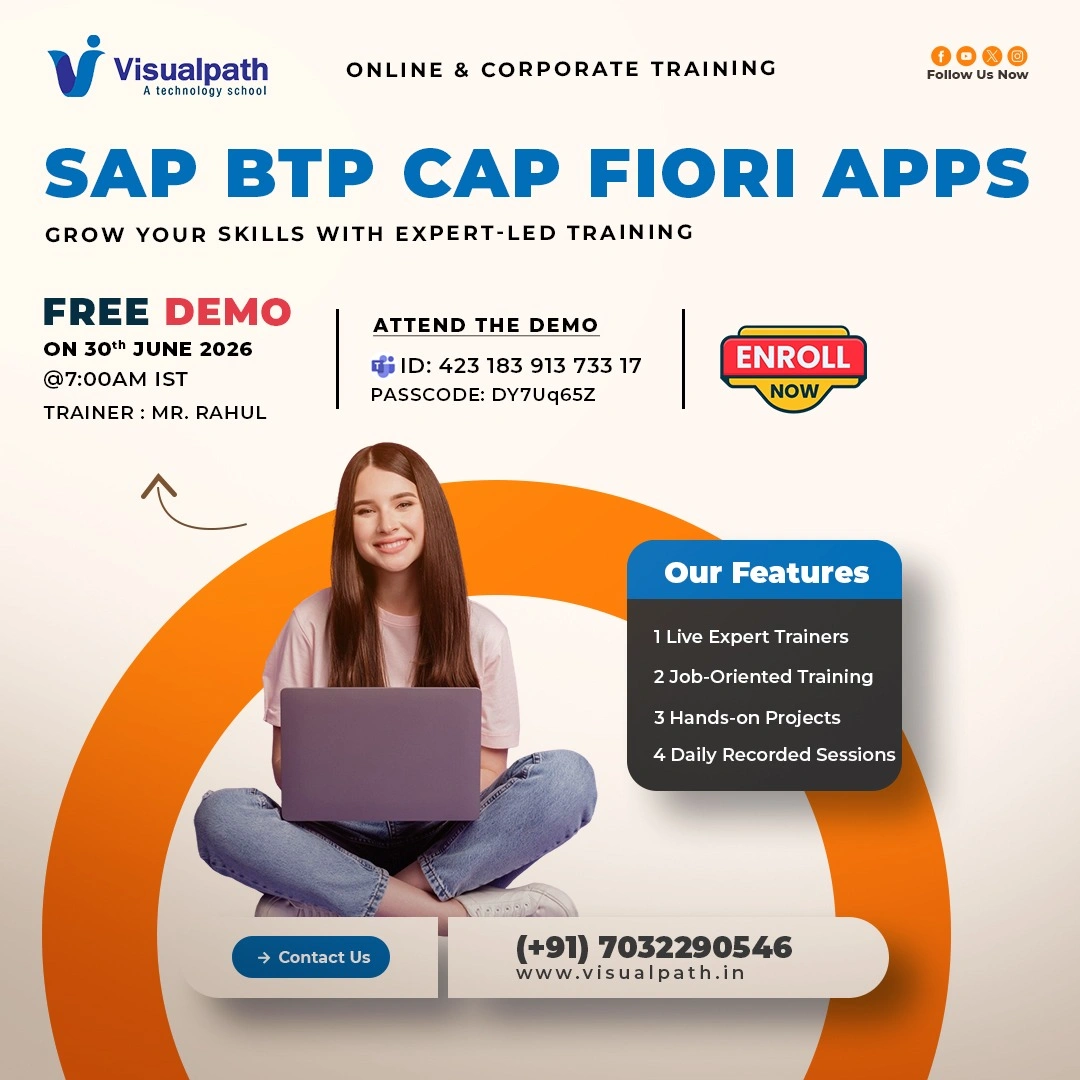 SAP BTP CAP with Fiori Online Training | Visualpath