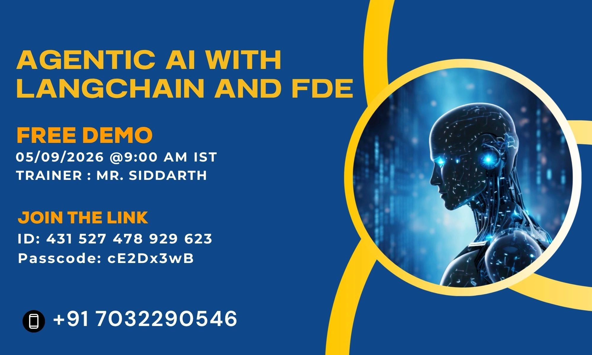 Agentic AI With Langchain For Fde Online Training