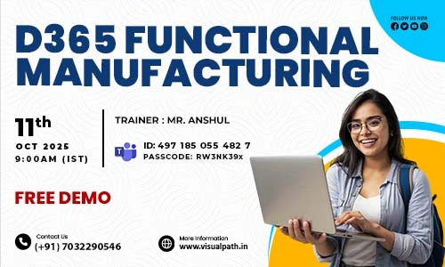 D365 Functional manufacturing Online Training