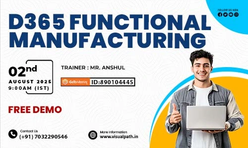 D365 Functional manufacturing Online Training