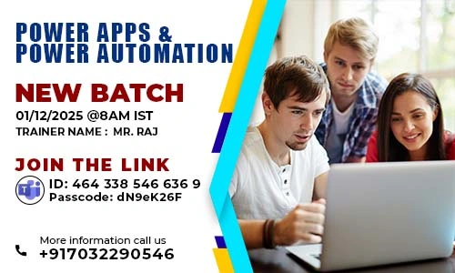 Power Apps & Power Automation Online training