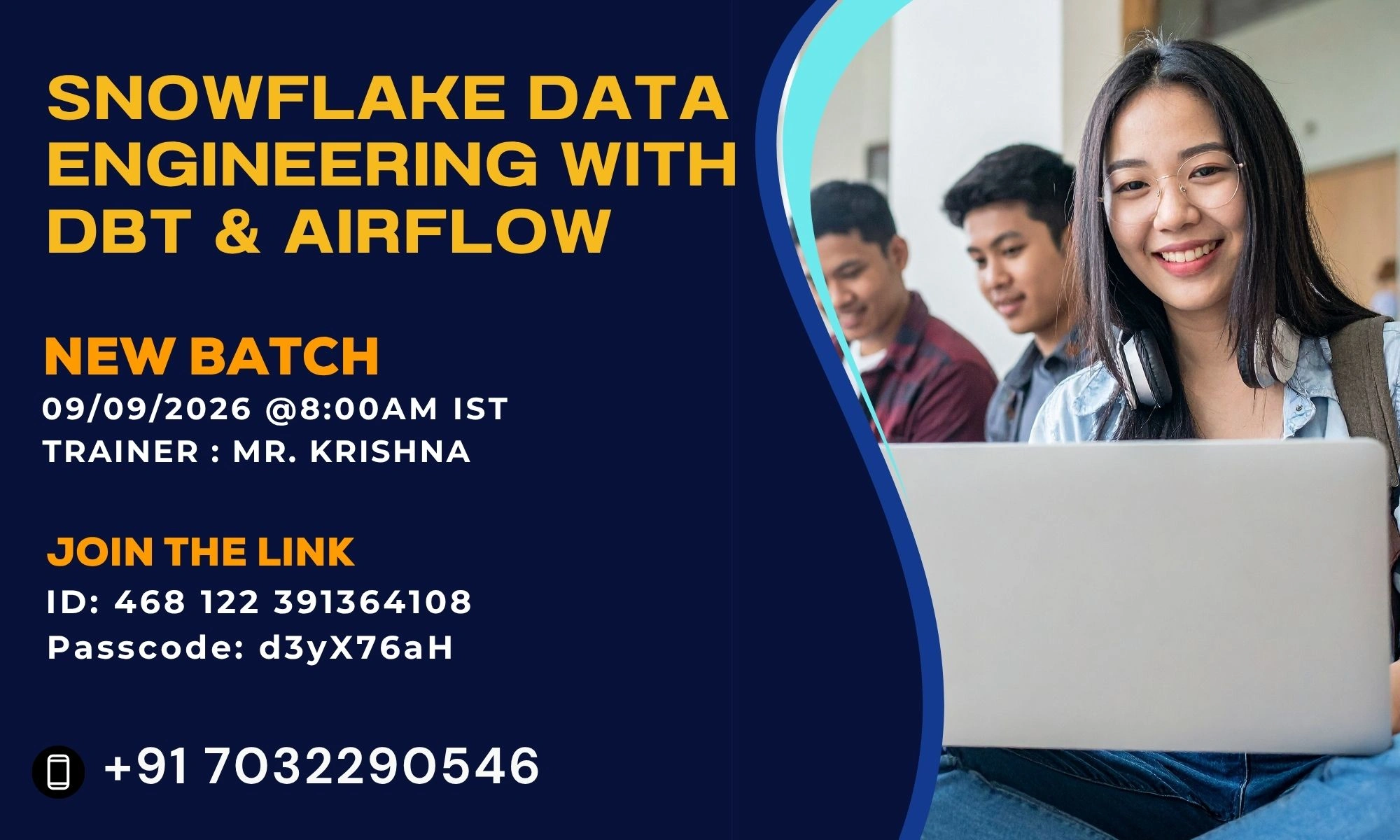 Snowflake Data Engineering DBT Airflow Training