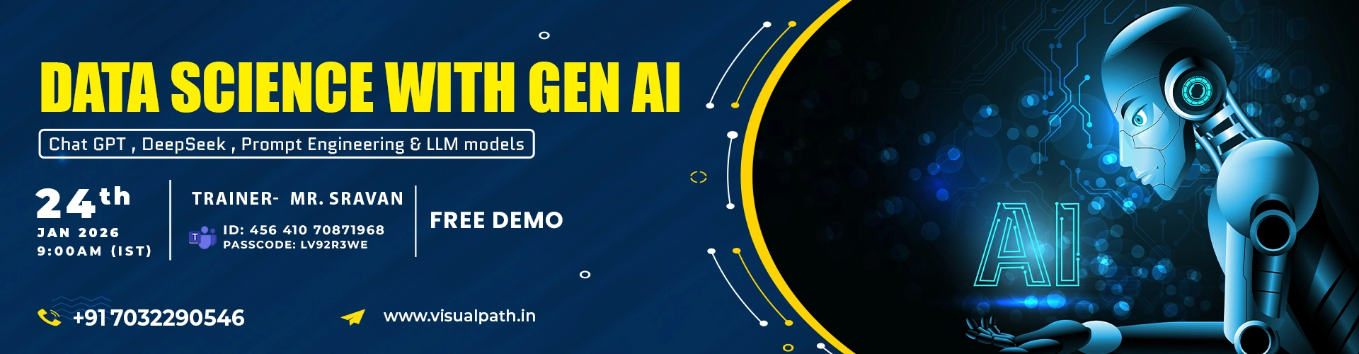 DataScience with GenAI Online Training