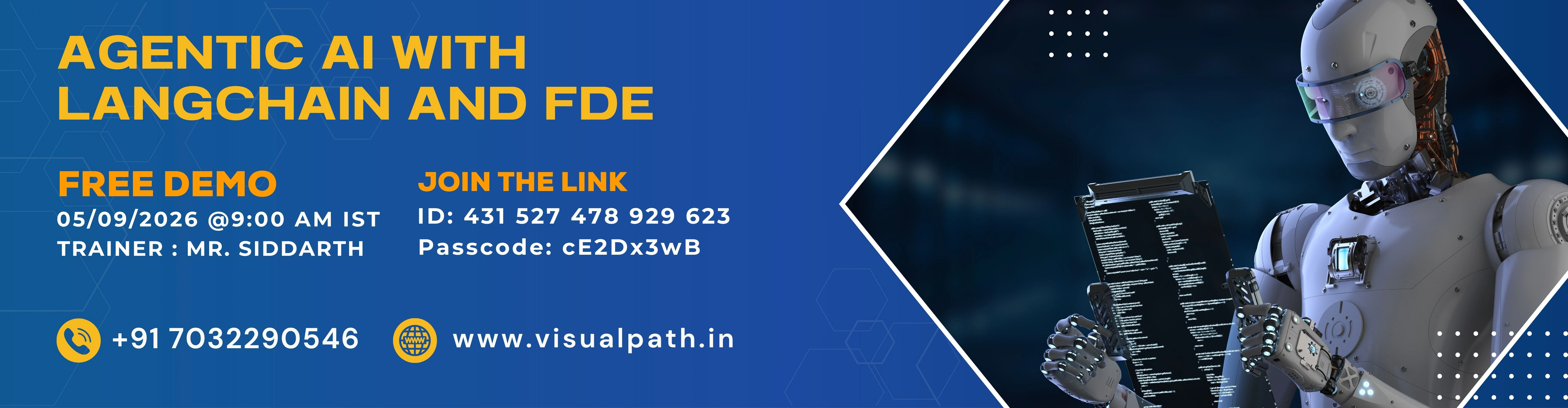 Agentic AI With Langchain For Fde Online Training