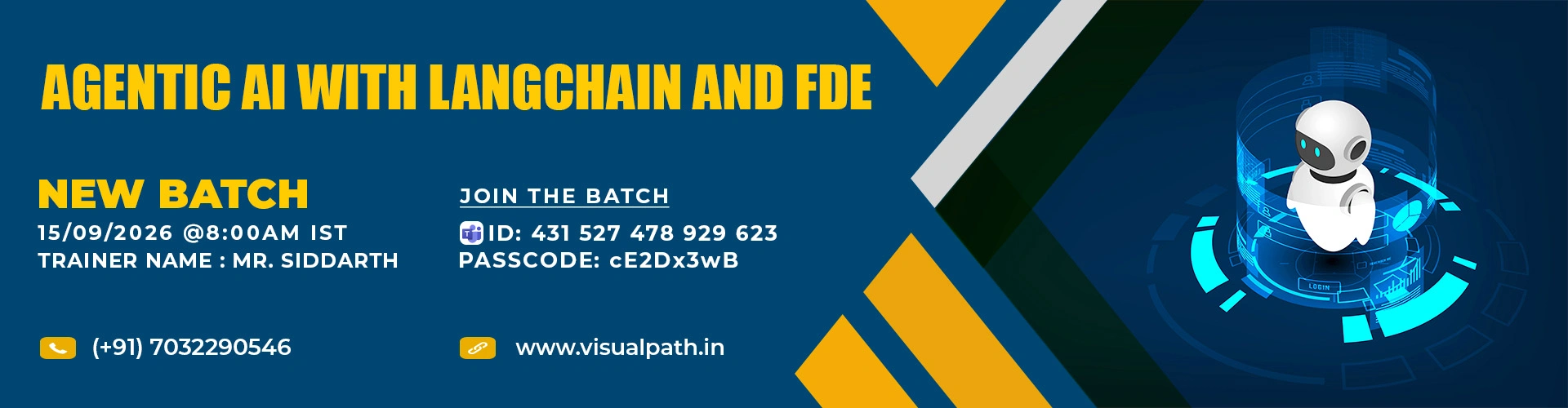 Agentic AI With Langchain For Fde Online Training
