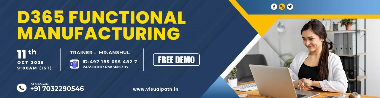 Dynamics 365 Functional Manufacturing Online Training