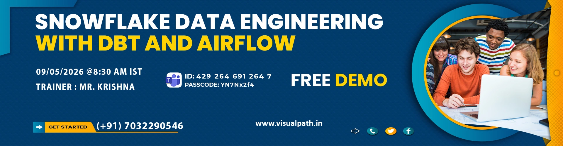 Snowflake with Data Engineering Online Training